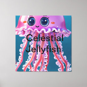 Celestial Jellyfish Canvas Print