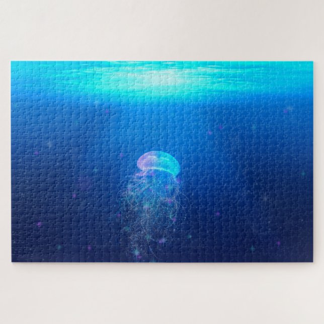 Celestial Jellyfish Jigsaw Puzzle (Horizontal)