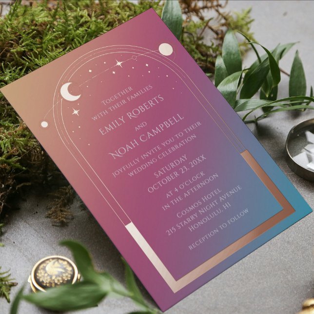 Celestial Jewel Tone Rose Gold Wedding (Creator Uploaded)