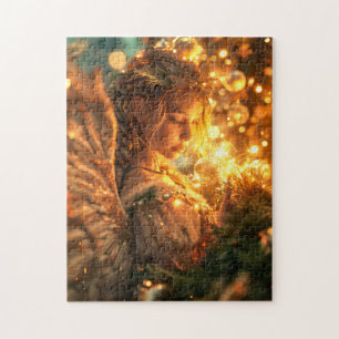 Celestial Joy Christmas Angel Jigsaw Puzzle