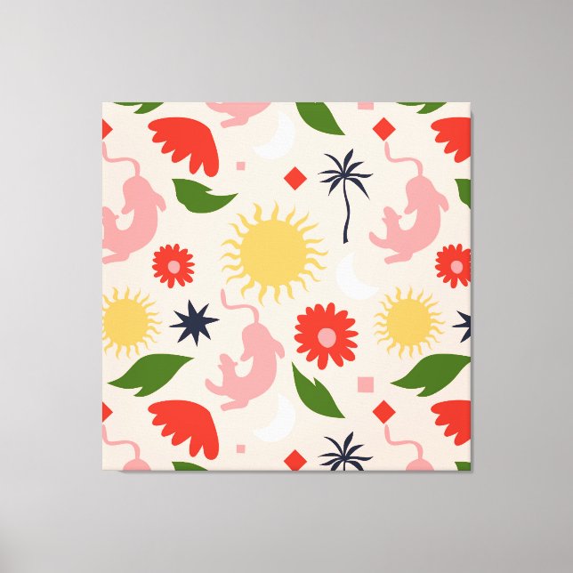 Celestial Jungle Canvas Print (Front)