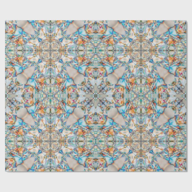 Celestial Lace Mosaic Wrapping Paper (Flat)