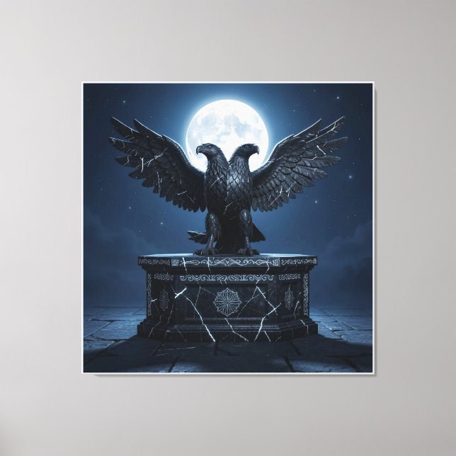 Celestial Light on Ancient Stone Canvas Print (Front)