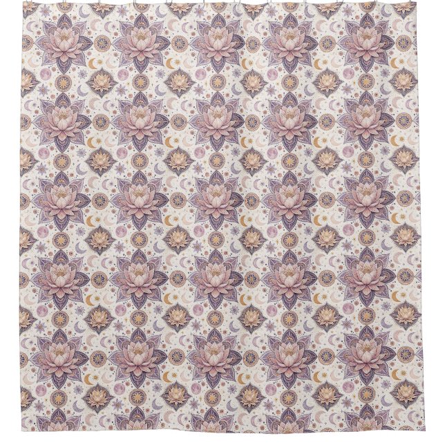 Celestial Lotus Mandala Spiritual Design Pattern (Front)