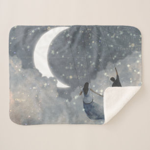 Celestial Love Sherpa Blanket