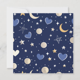 Celestial Love Story Invitation