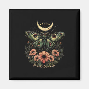 Celestial Luna Moth Subtle Anti Trump  Magnet