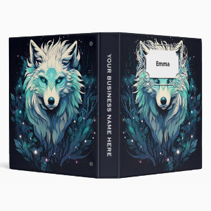 Celestial Lunar Wild Wolf Binder