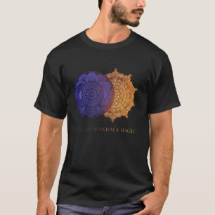 Celestial Mandala Sun and Moon Phases Cosmic Astro T-Shirt