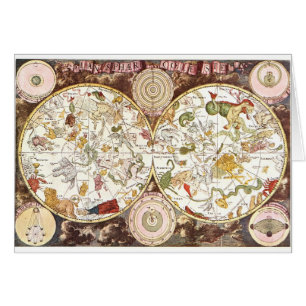 Celestial map from the 17th century