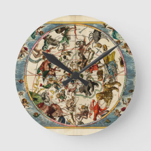Celestial map.jpg round clock
