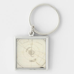 Celestial Map Keychain