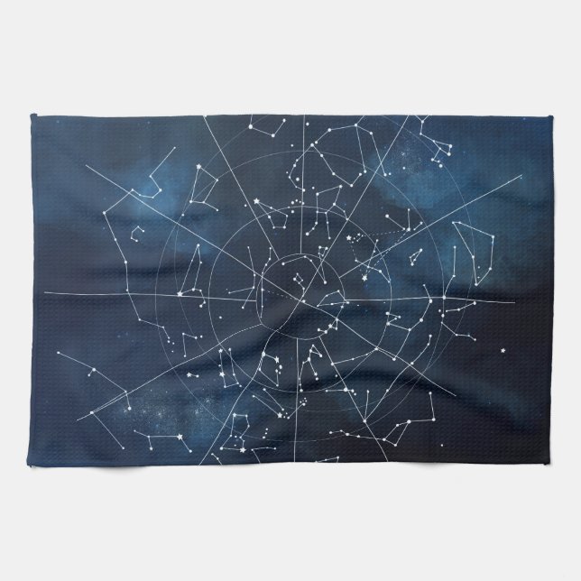 Celestial Map Kitchen Towel (Horizontal)