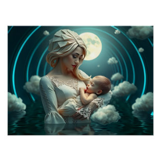 Celestial Maternal Dream Poster