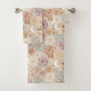 Celestial Meadow Floral Bath Towel Set