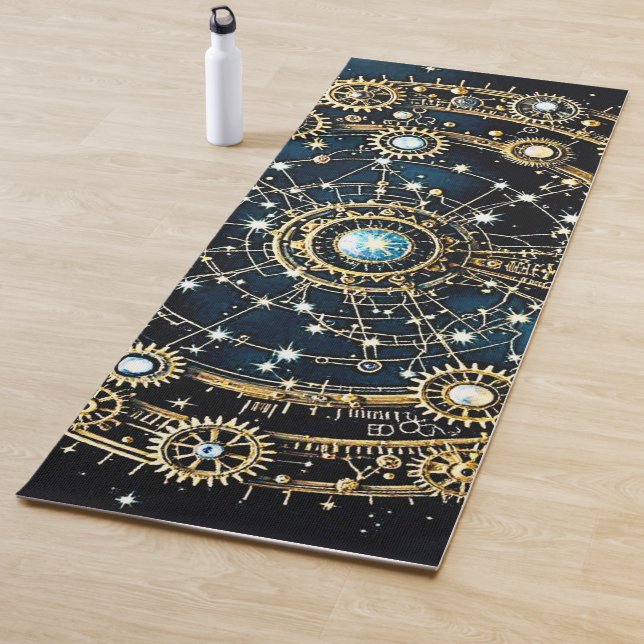 Celestial Mechanism Cosmic Art Yoga Mat (In Situ)