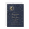 Celestial Midnight Blue Gold Stars Quinceanera