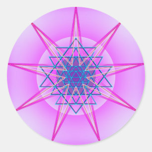 Celestial Might #9 Classic Round Sticker