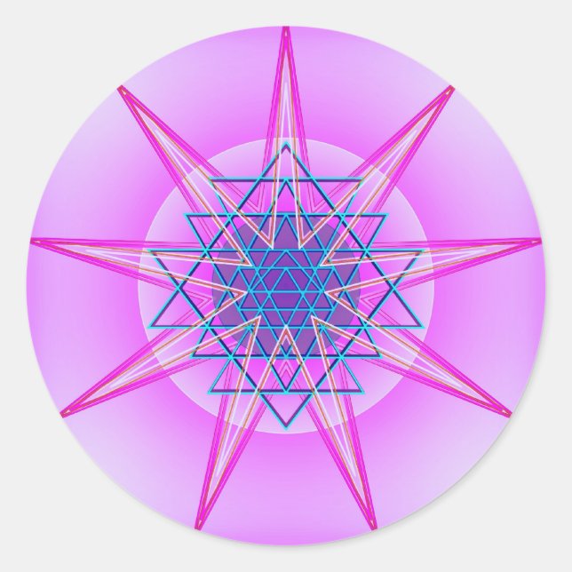 Celestial Might #9 Classic Round Sticker (Front)