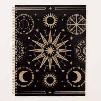 Celestial Moon and Stars Planner