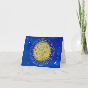 Celestial Moon Blank Note Cards
