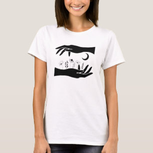 Celestial Moon, Celestial Boho T-Shirt