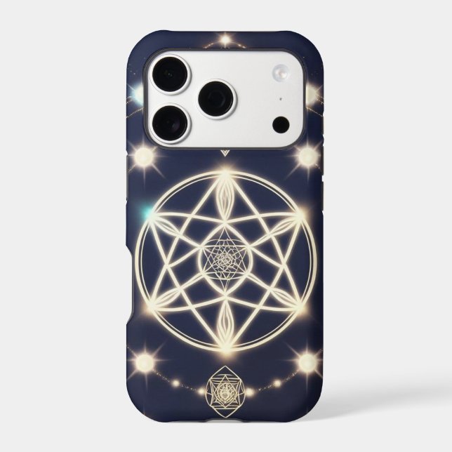 Celestial Moon Cycle Mandala – Sacred Geometry (Verso)