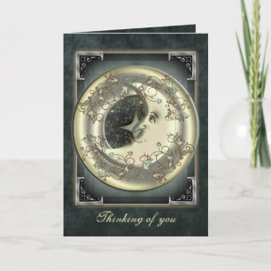 Celestial Moon Greetings and Note Cards
