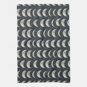 Celestial Moon Phase (2) Kitchen Towel