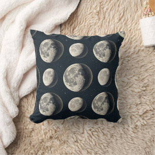 Celestial Moon Phase (2) Throw Pillow