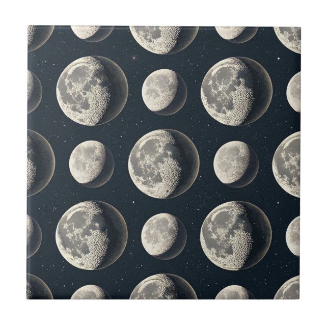 Celestial Moon Phase (2) Tile (Front)