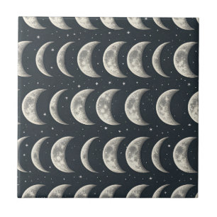 Celestial Moon Phase (3) Tile