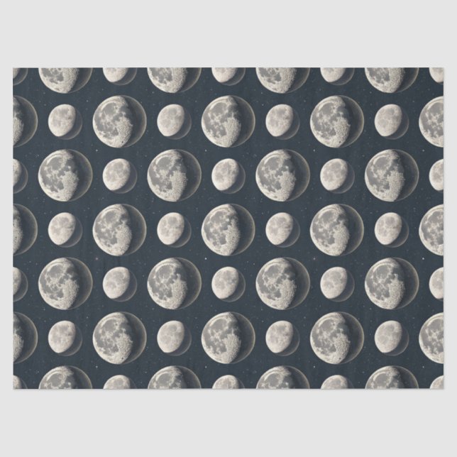 Celestial Moon Phase (3) Tissue Paper (Front)