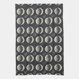 Celestial Moon Phase (6) Kitchen Towel