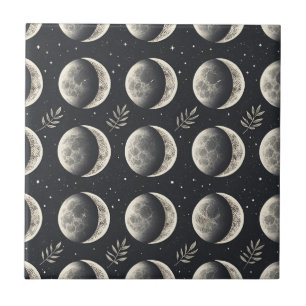 Celestial Moon Phase (6) Tile