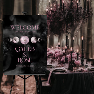 Celestial Moon Phase Welcome Sign – LunaART-A01