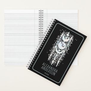 Celestial Moon Phases Mystical Holistic Spiritual Notebook