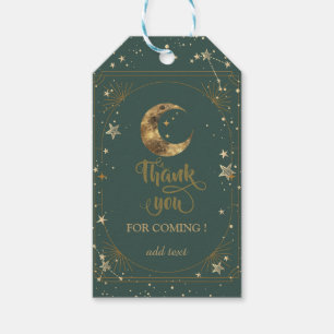 Celestial Moon Stars Frame Gift Tags