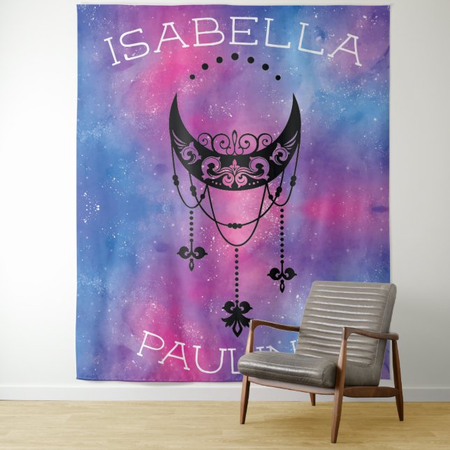 Celestial Moon Tapestry (In Situ)