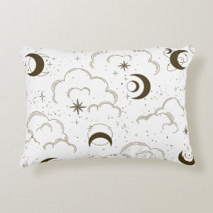 Celestial Moon Theme  Accent Pillow