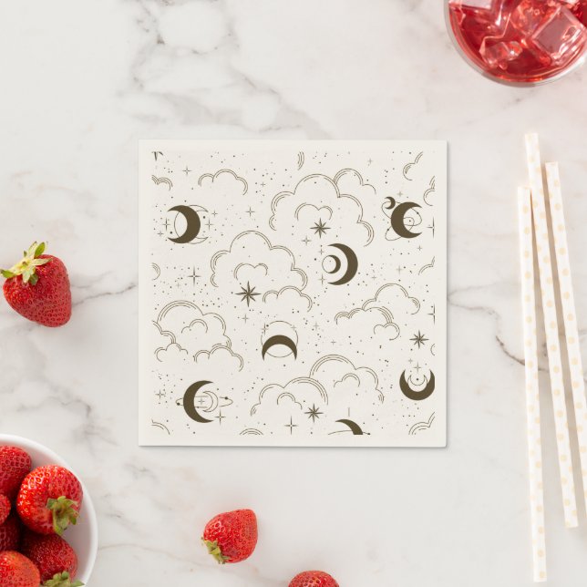 Celestial Moon Theme  Napkin (Insitu)