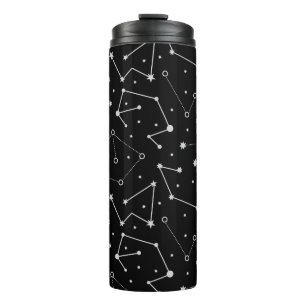 Celestial Moon Theme Thermal Tumbler
