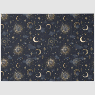 Celestial Moons & Stars Tissue Paper