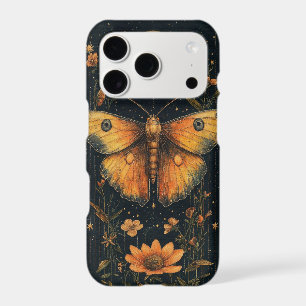 Celestial Moth Full Moon Phone Case - Dark Cottage