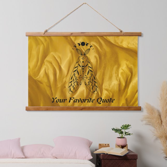 Celestial Moth Hanging Tapestry (Bedroom)