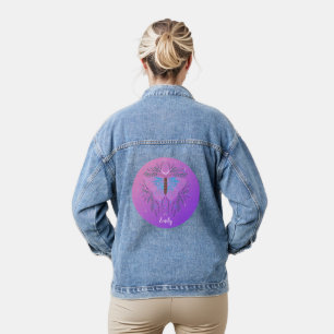 Celestial Moth Personalized Denim Jacket