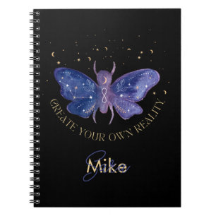 Celestial Moth Personalized  Notebook