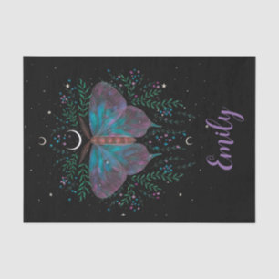Celestial Moth Personalized Tissue Paper