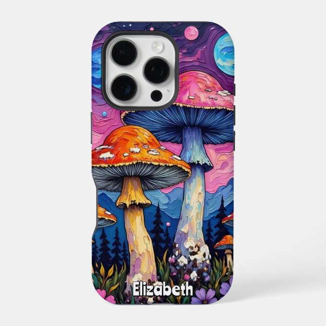 Celestial Mushroom Grove iPhone Case (Back)