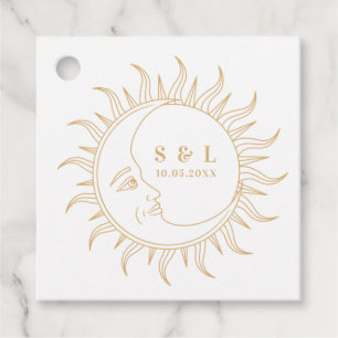 Celestial Mystical Elements Starsigns Envelope Favour Tags